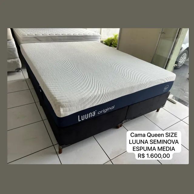 Cama box queen size Luuna - Camas e Colchões - Cidade Industrial