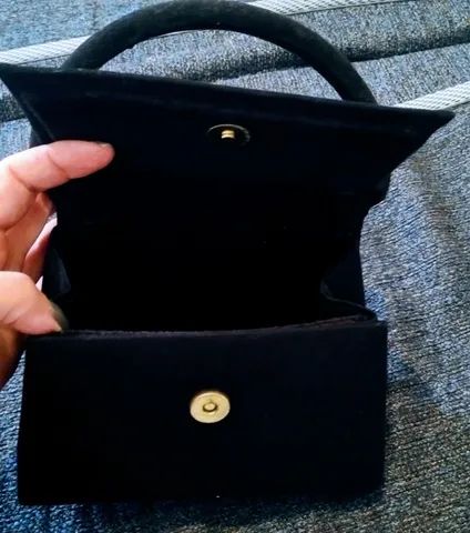 Bolsa de festa de veludo - Foto 3
