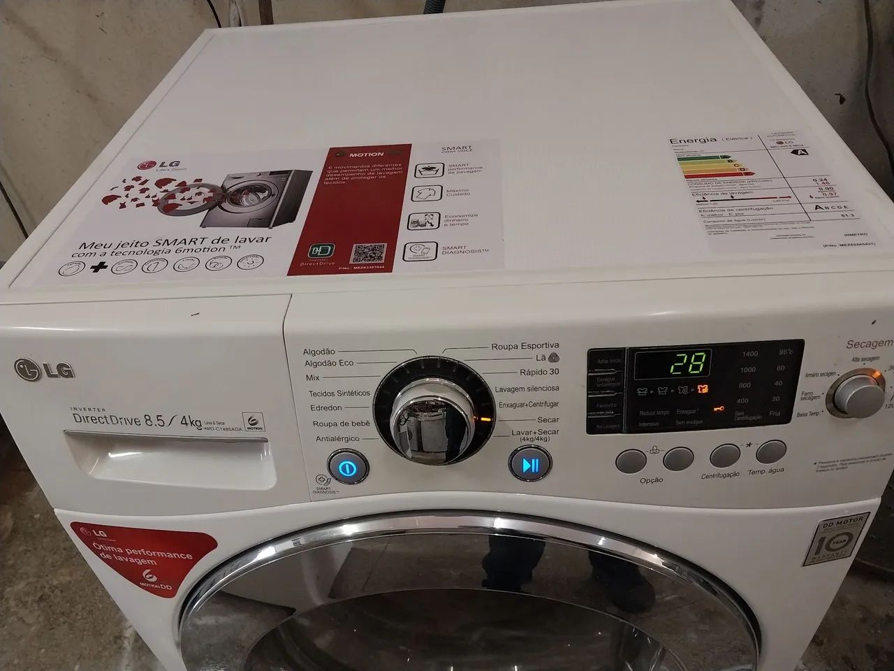 Lava e seca 220v semi nova  - Foto 3
