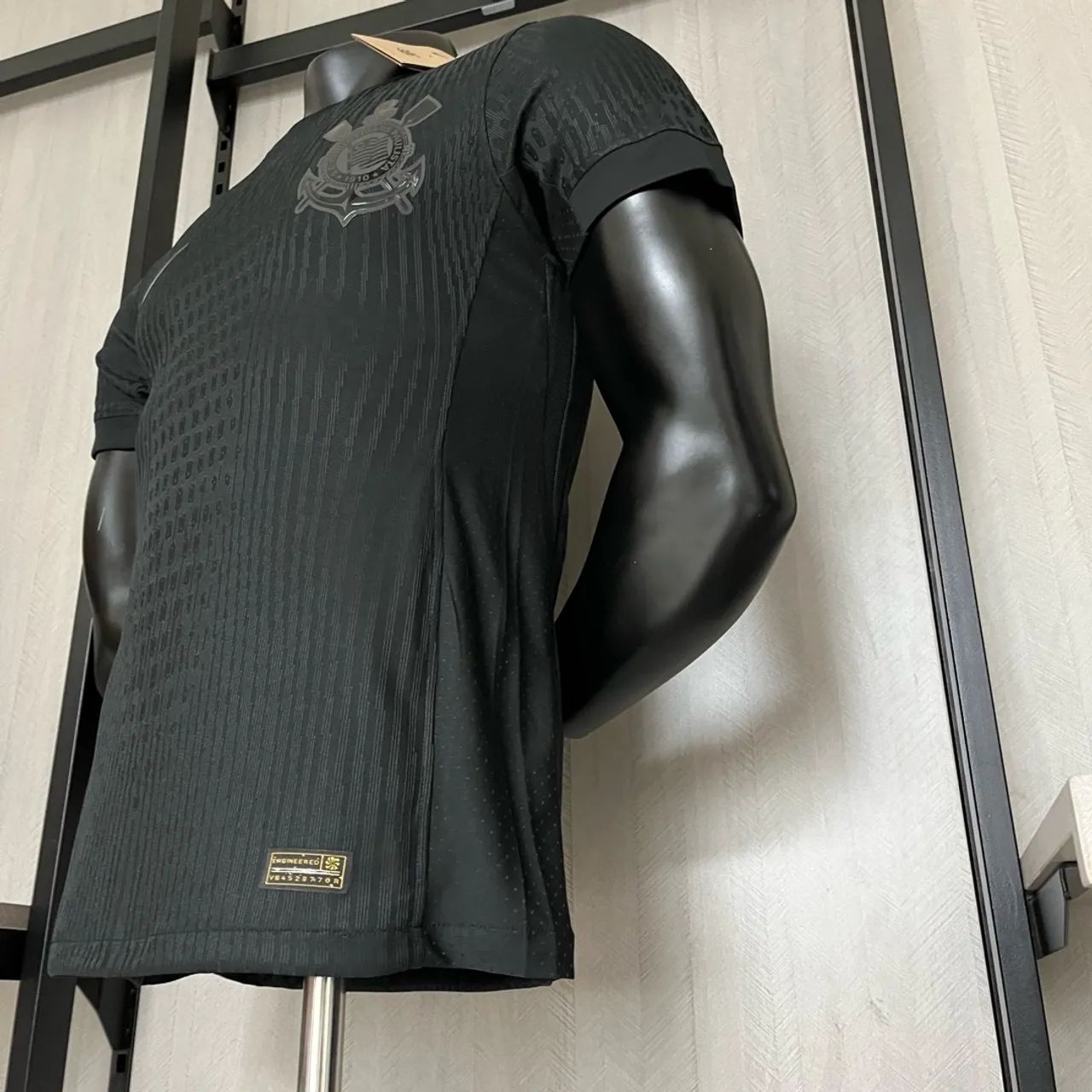 CAMISA DO CORINTHIANS All Black  - VERSÃO JOGADOR  - Foto 3