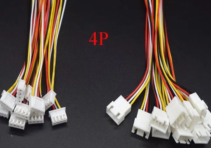 Conector Jst Xh 2.54mm 4 Vias Macho Fêmea Cabo 20cm Arduino Automação COD-CP636  