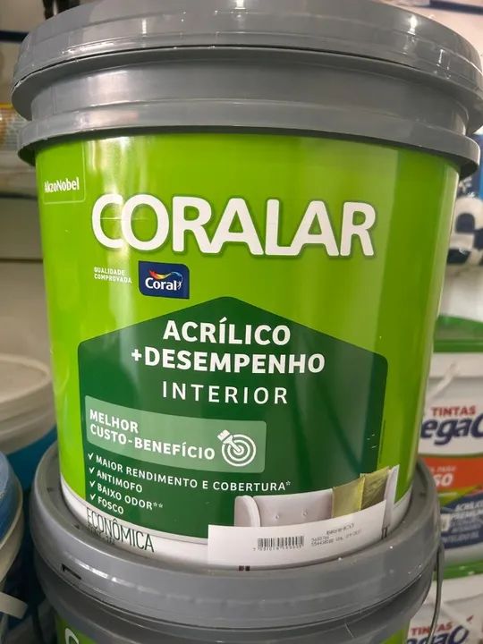 Tinta Coralar Coral 15lts interno leia a descrição