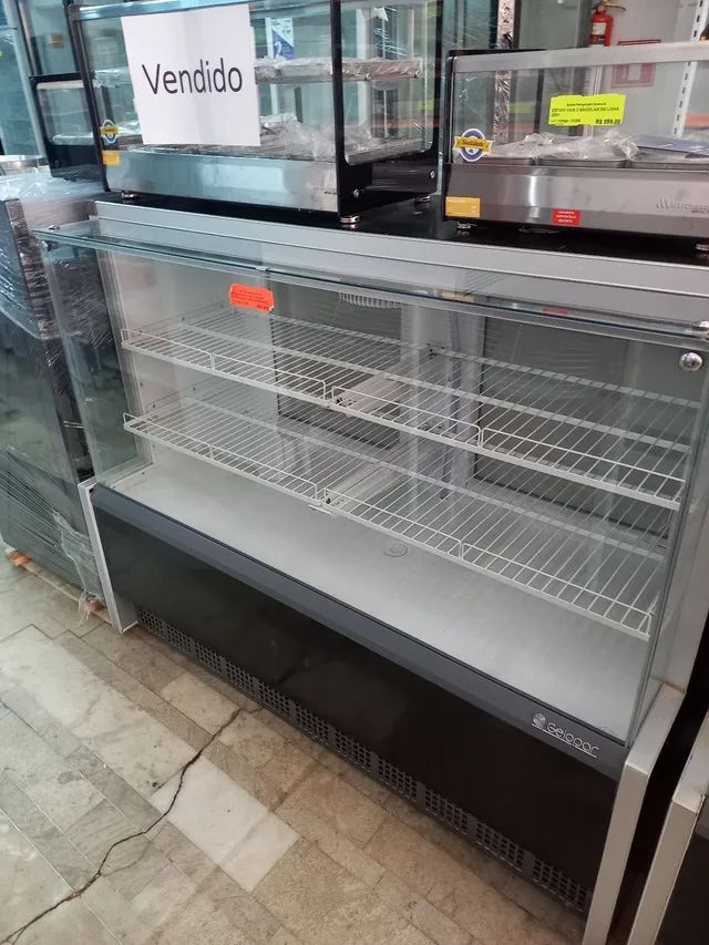 Vitrine Confeitaria Ar Forçado Gelopar 1.40Mt