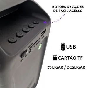 Caixa  de  som  kv9885  Bluetooth  - Foto 5