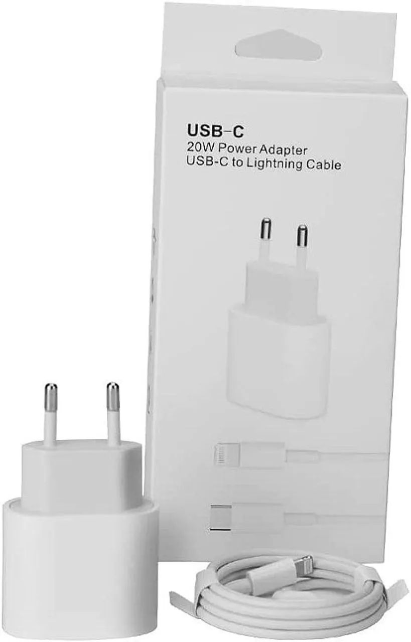 Carregador USB-C 20W Apple com Cabo Lightning