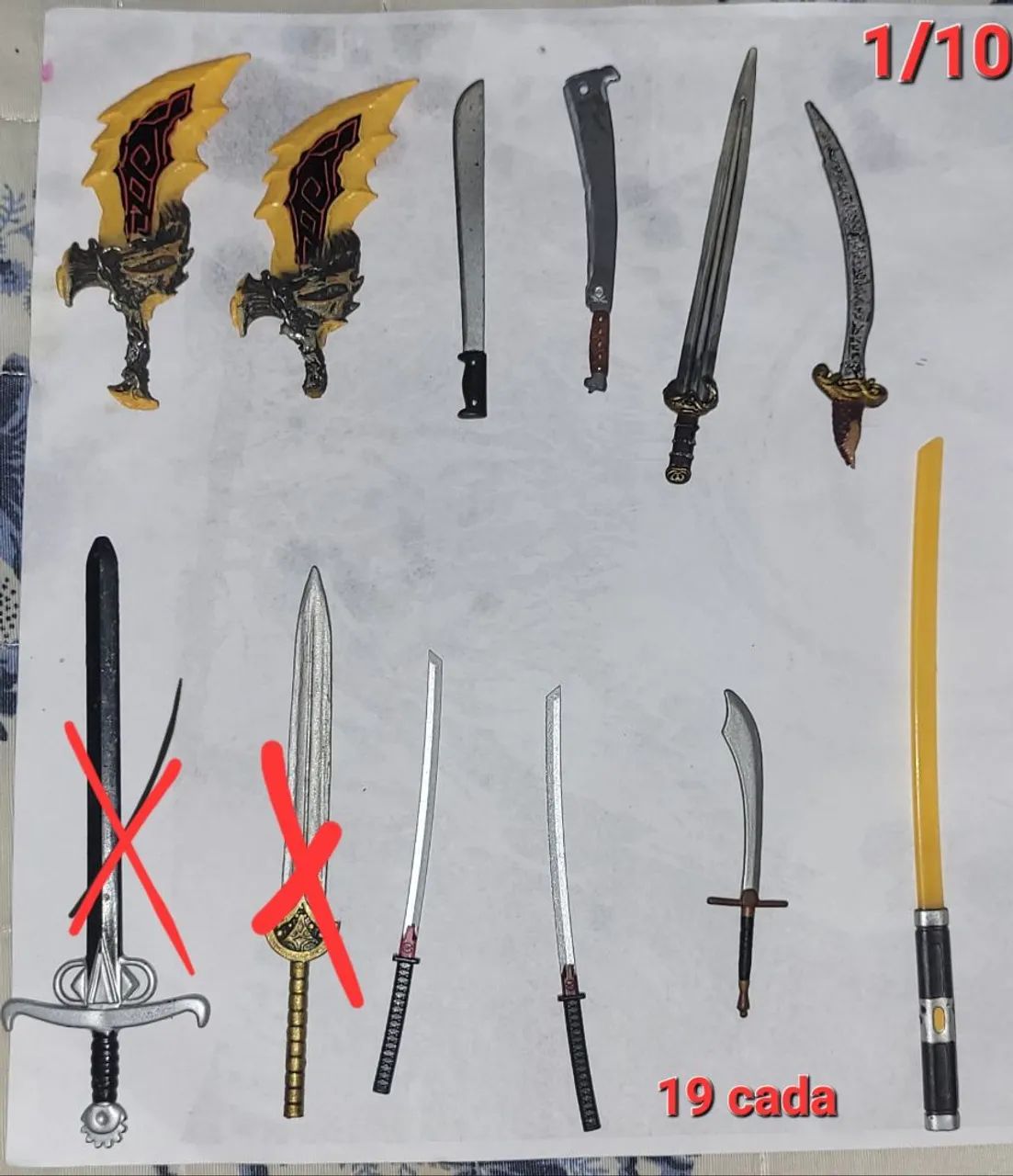 2 espadas Acessorios para action figure facas Espadas katanas bainhas tacos Brinquedo