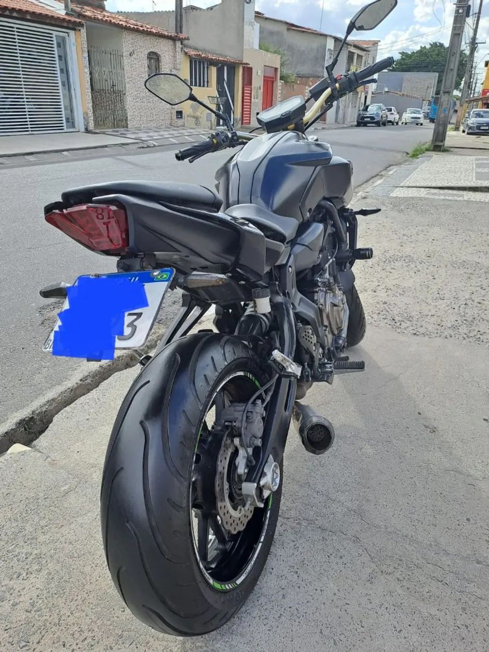 Yamaha MT 07 ABS, KM 5.326, Ano 2020, Emplacada 2025.