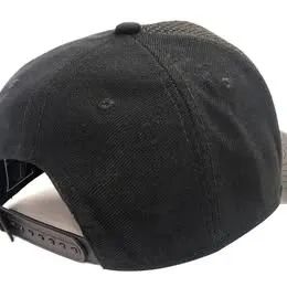 Boné Rhino Size Grid aba curva Preto - Foto 3