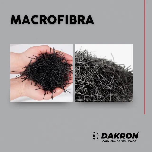 Macrofibra estrutural para concreto