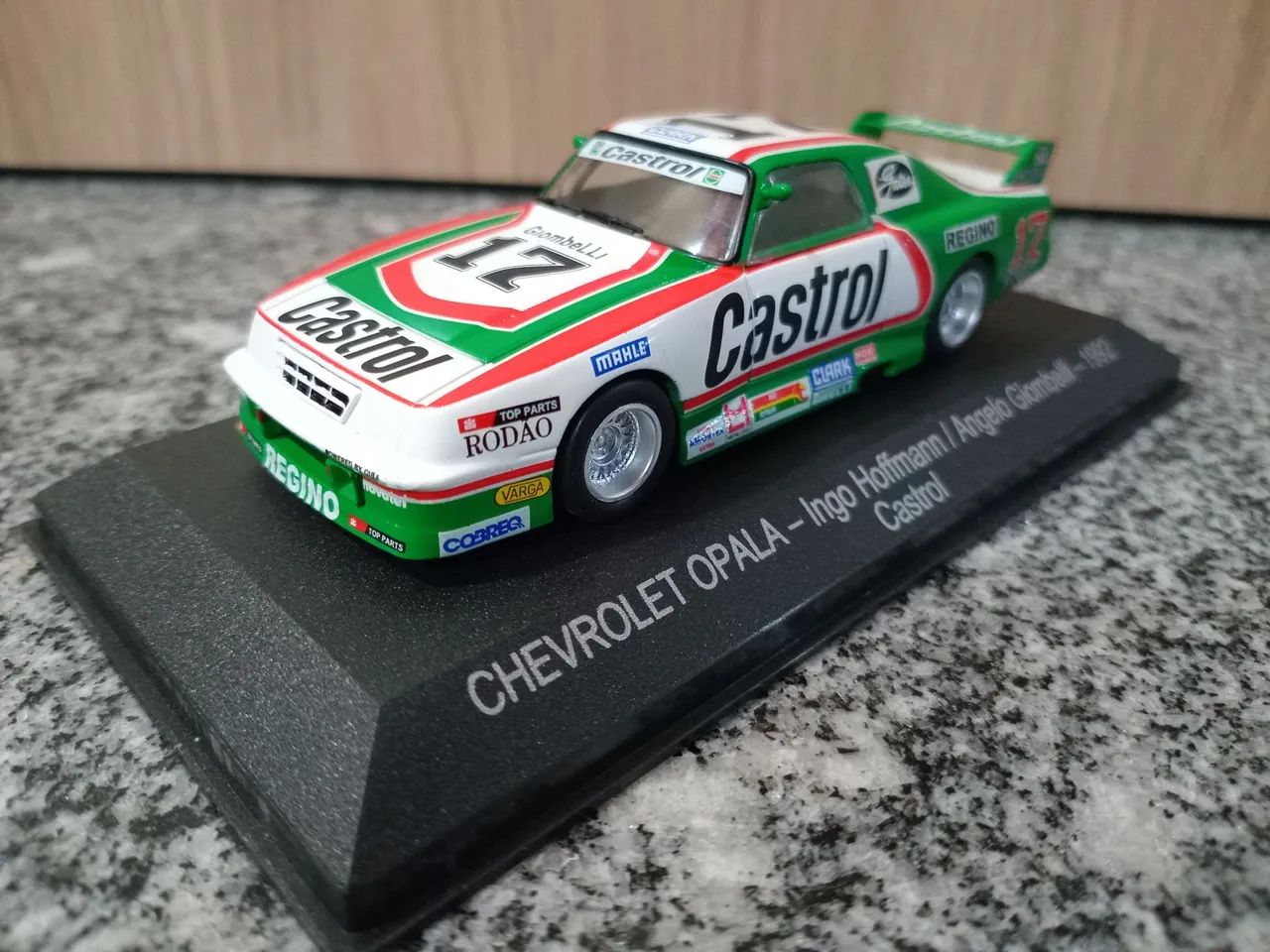 Miniatura Chevrolet Opala 1992 - Ingo Hoffmann - Castrol