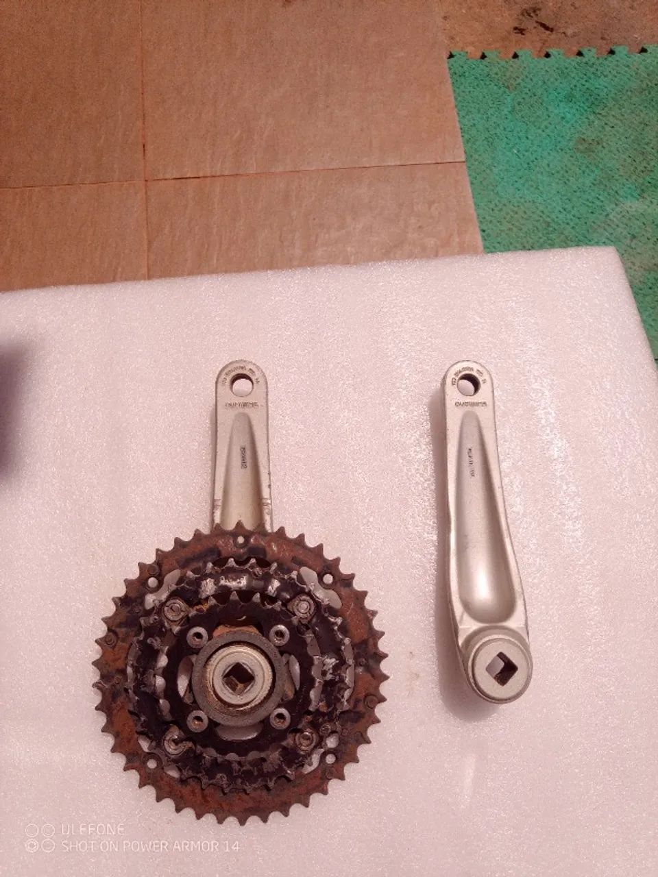 Pedivela Shimano Alívio 170mm - Foto 5