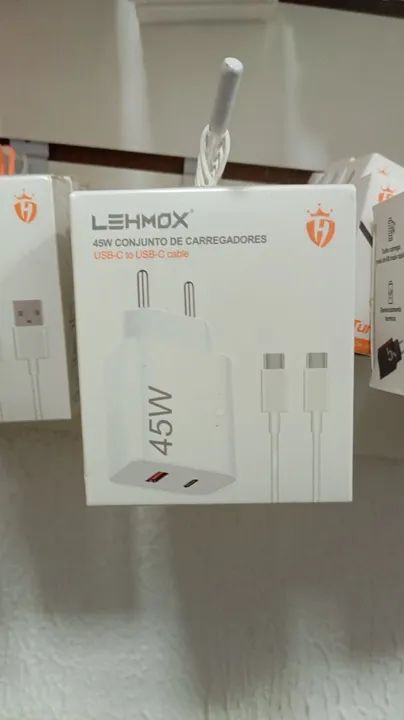 Carregador Rápido 45W USB-C para Celular