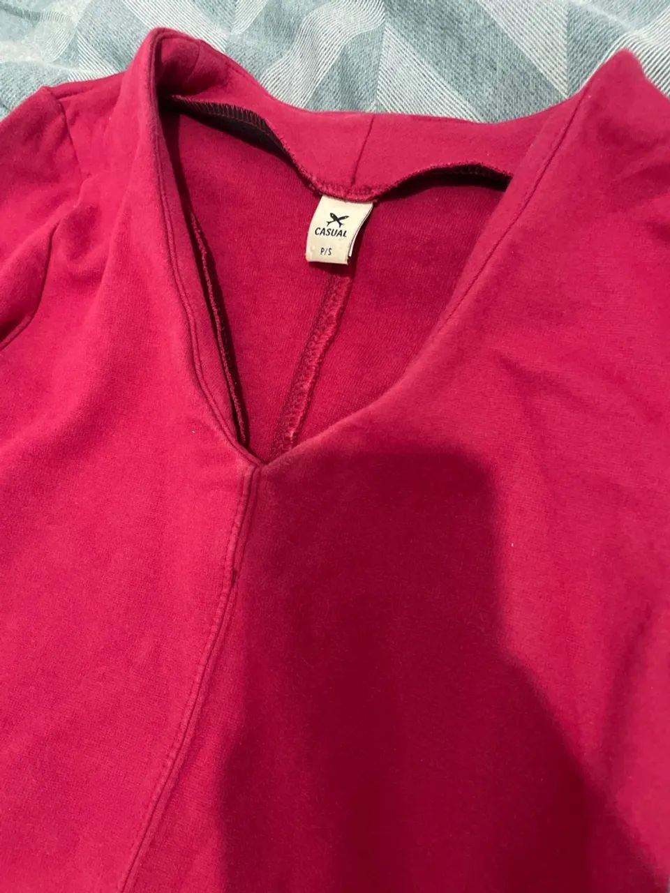 Vestido de manga comprida rosa - Foto 2