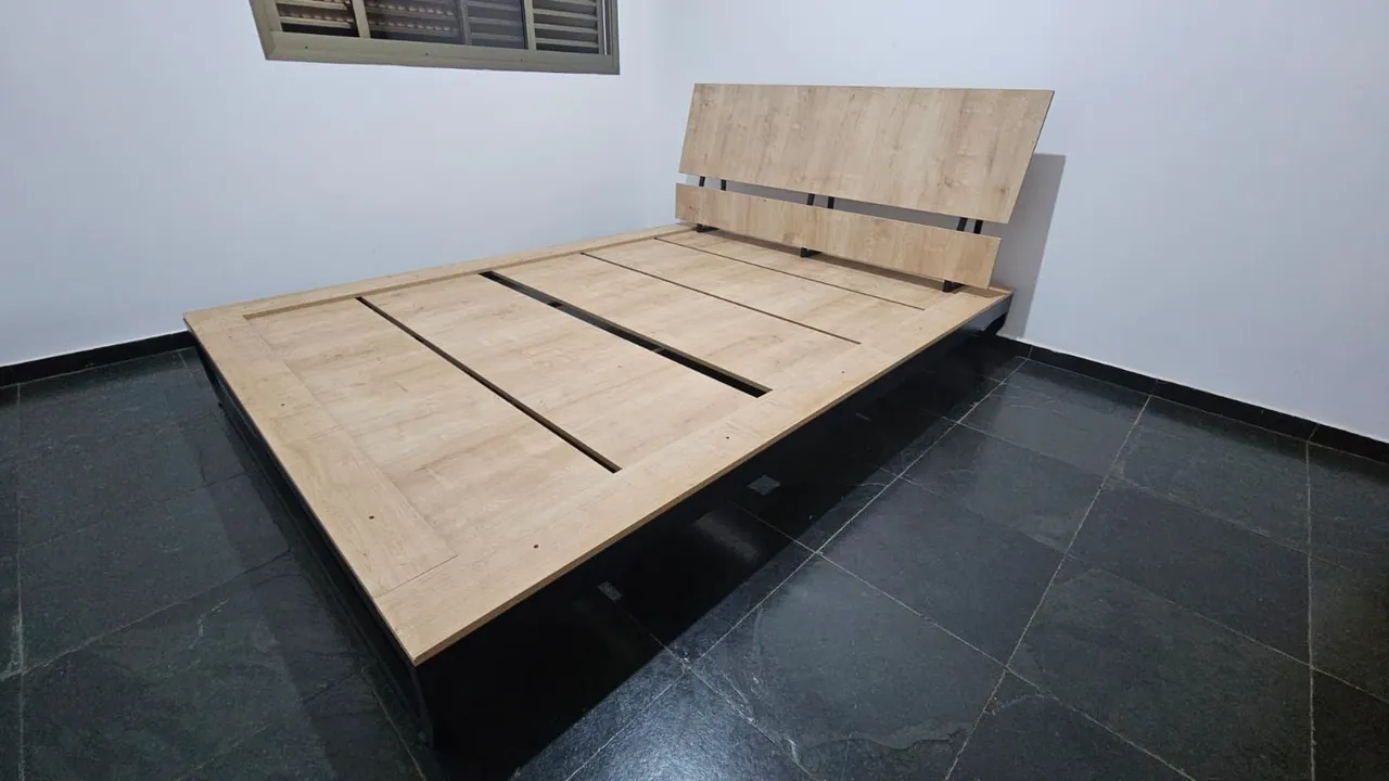 Cama Box de Madeira com Estrutura Reforçada