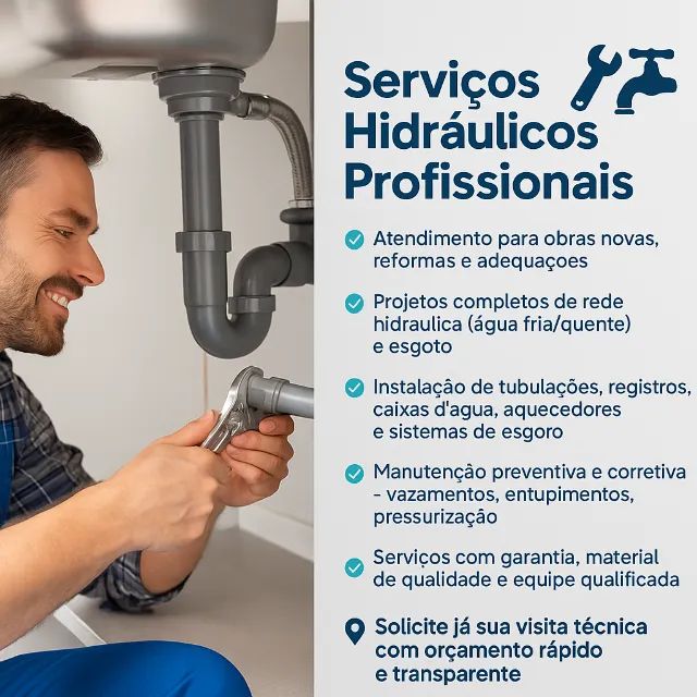 ? Serviços Hidráulicos Profissionais - Projeto, Instalação e Manutenção ?
