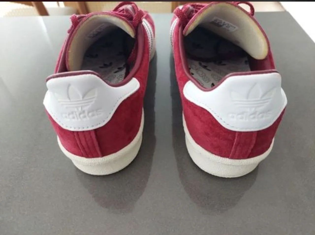 adidas campus 80s - vermelho  - Foto 4