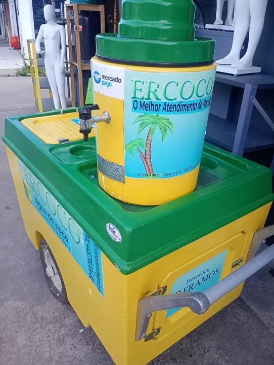 Carrinho de água de coco - Ercoco