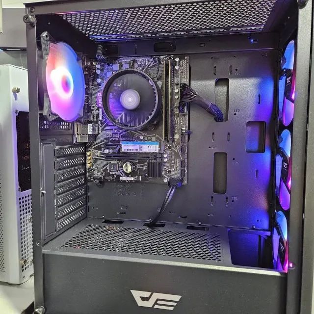 PC Gamer Completo  Ryzen 5 - Bonito, Rápido e com Potencial de Upgrade!  - Foto 5