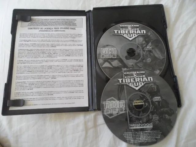 PC CD-ROM Command & Conquer Tiberian Sun jogo para PC 2 discos - Foto 2