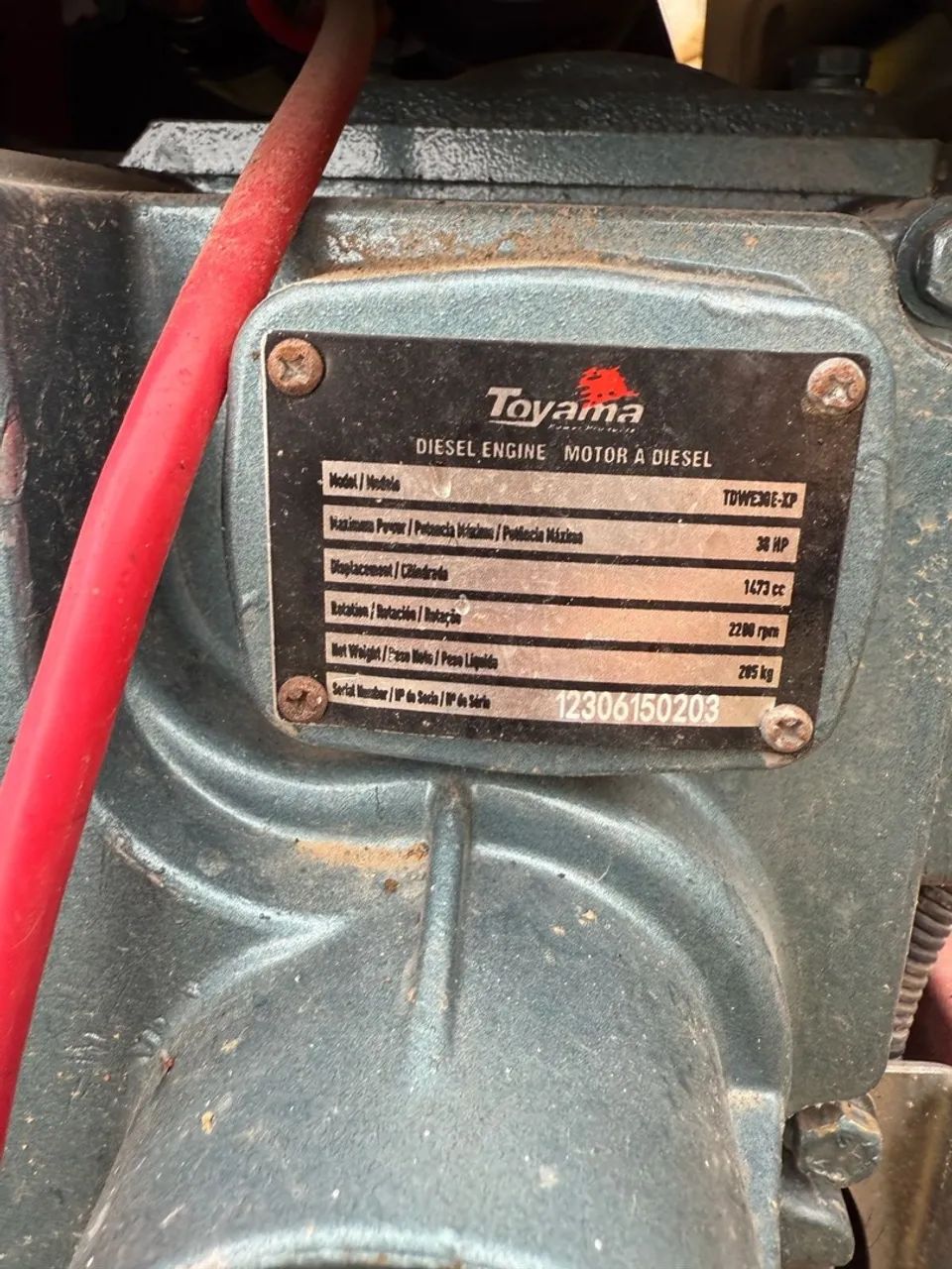Motor Toyama - 30HP - no estado  - Foto 2
