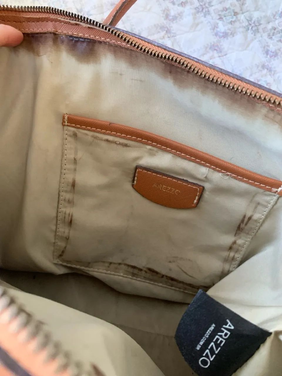 Bolsa Arezzo Caramelo - Foto 4