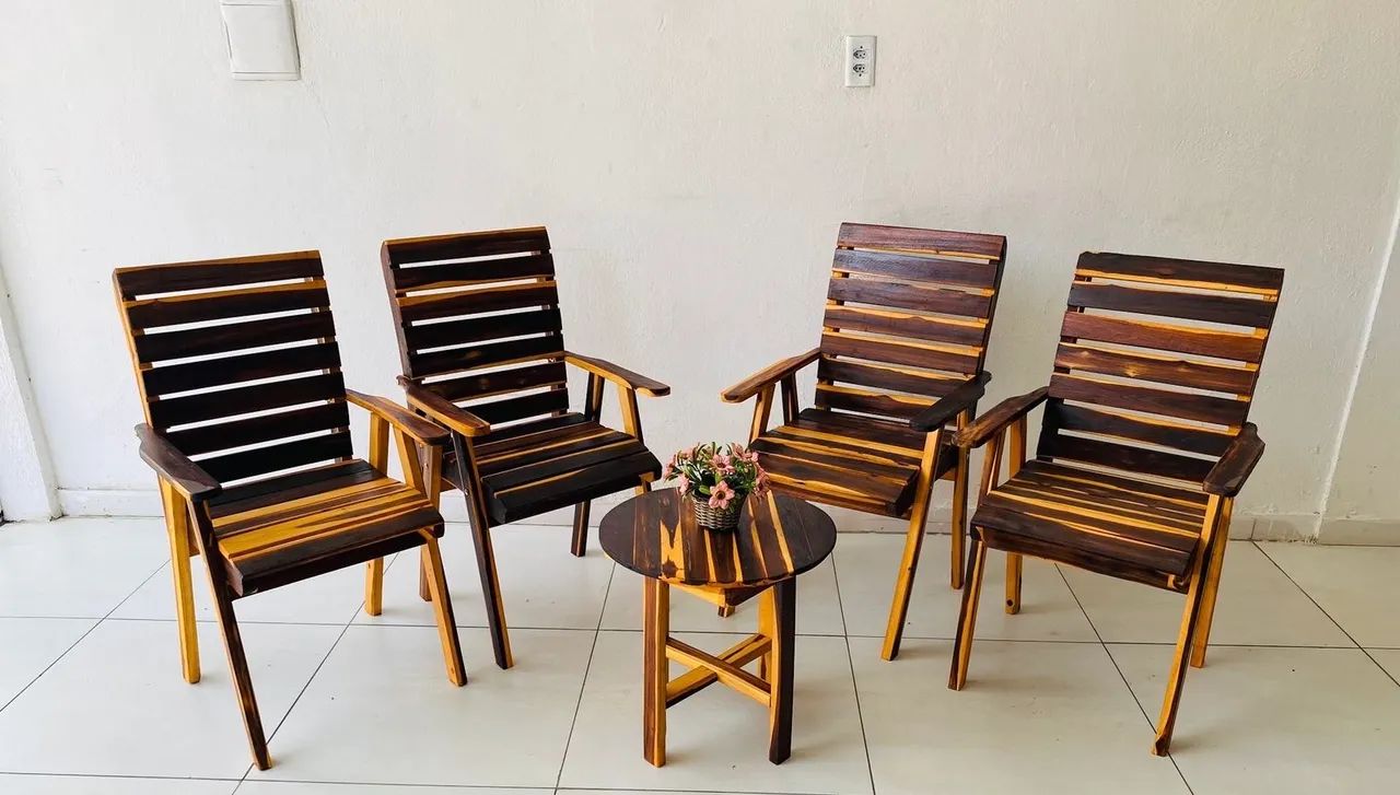 CONJUNTO PARA ÁREA MADEIRA PROMOÇÃO  - Foto 3