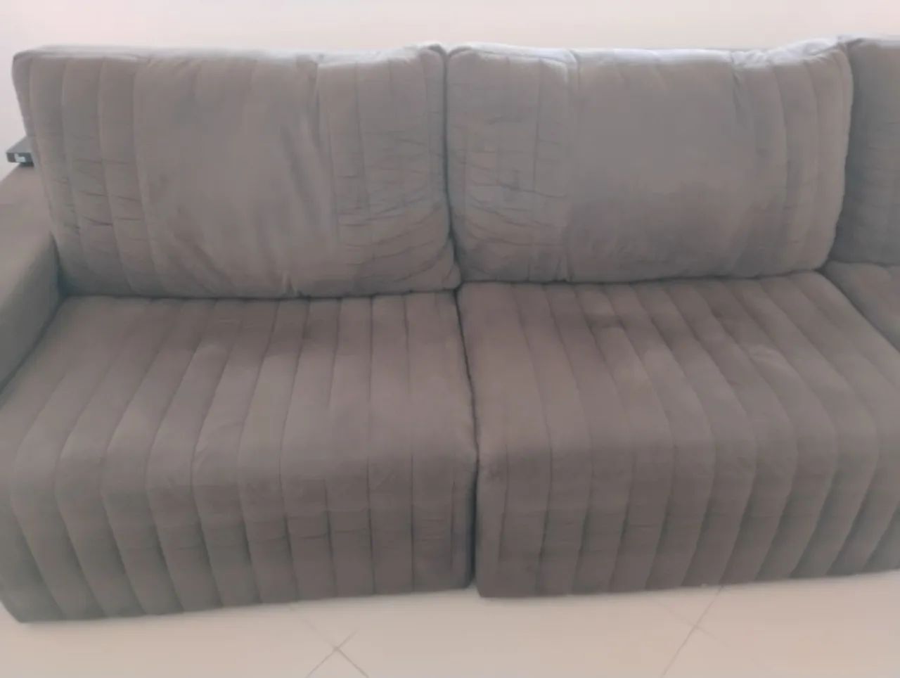 Sofá retrátil 6 lugares confortável e moderno - Foto 4