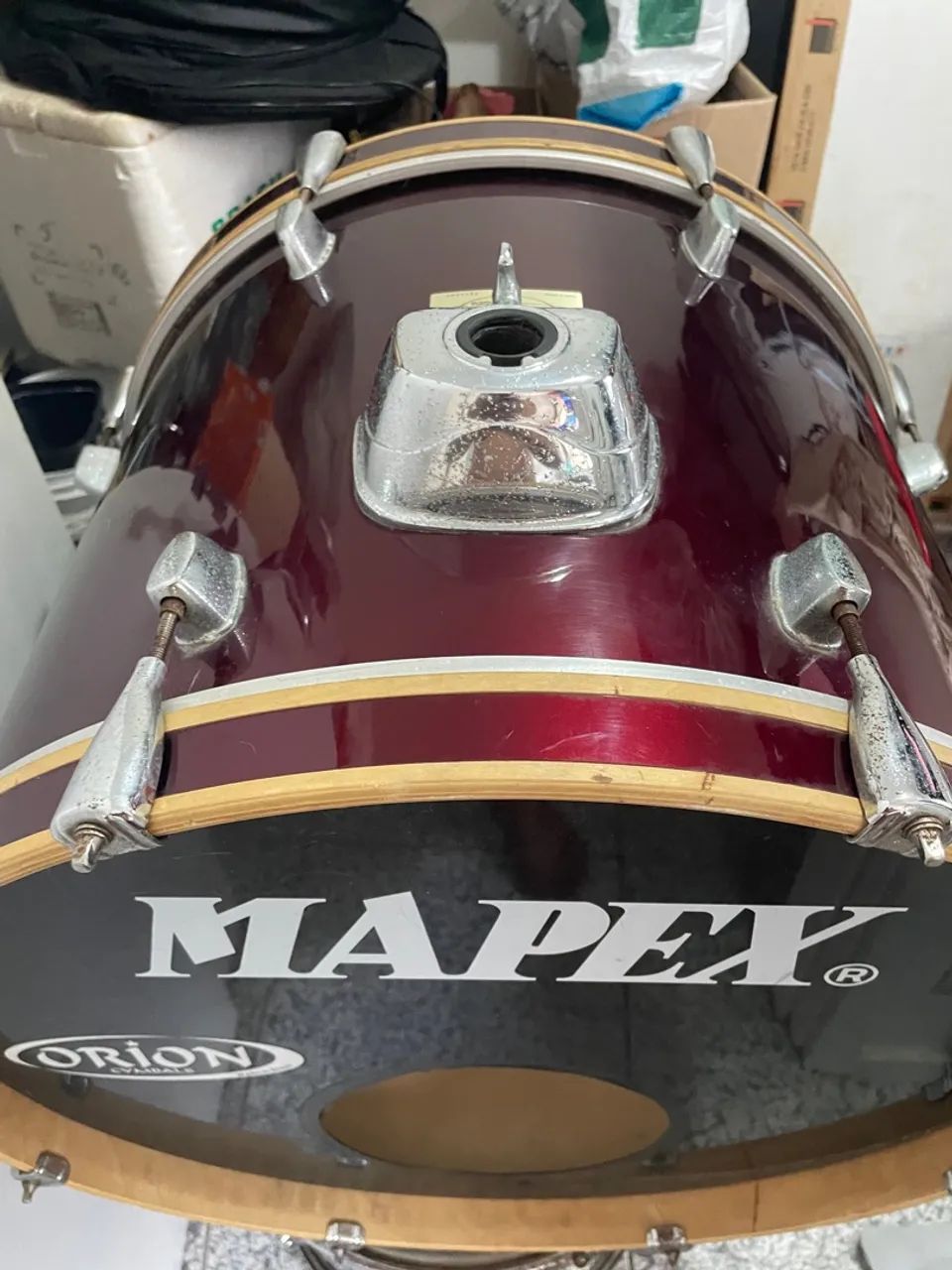 Bateria Mapex tambores e holder  - Foto 3