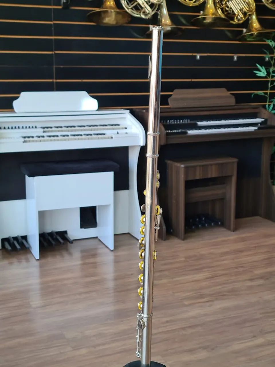 FLAUTA TRANSVERSAL SELMER BUNDY ELKARTH NÍQUEL (SEMINOVA) PARCELAMOS EM ATE 10X S/ JUROS  - Foto 2