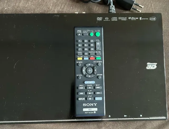 Aparelho BLU-RAY Sony DISC/DVD Player 3D BDP-S490 Full HD