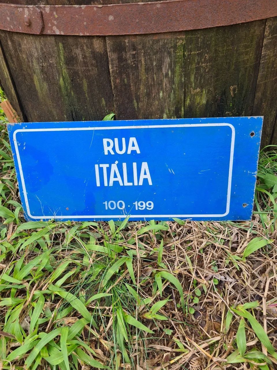 Placa antiga de rua - Foto 2