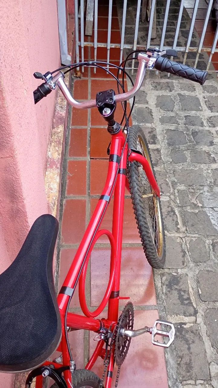 Bicicleta Vermelha Aro 26 - Foto 4