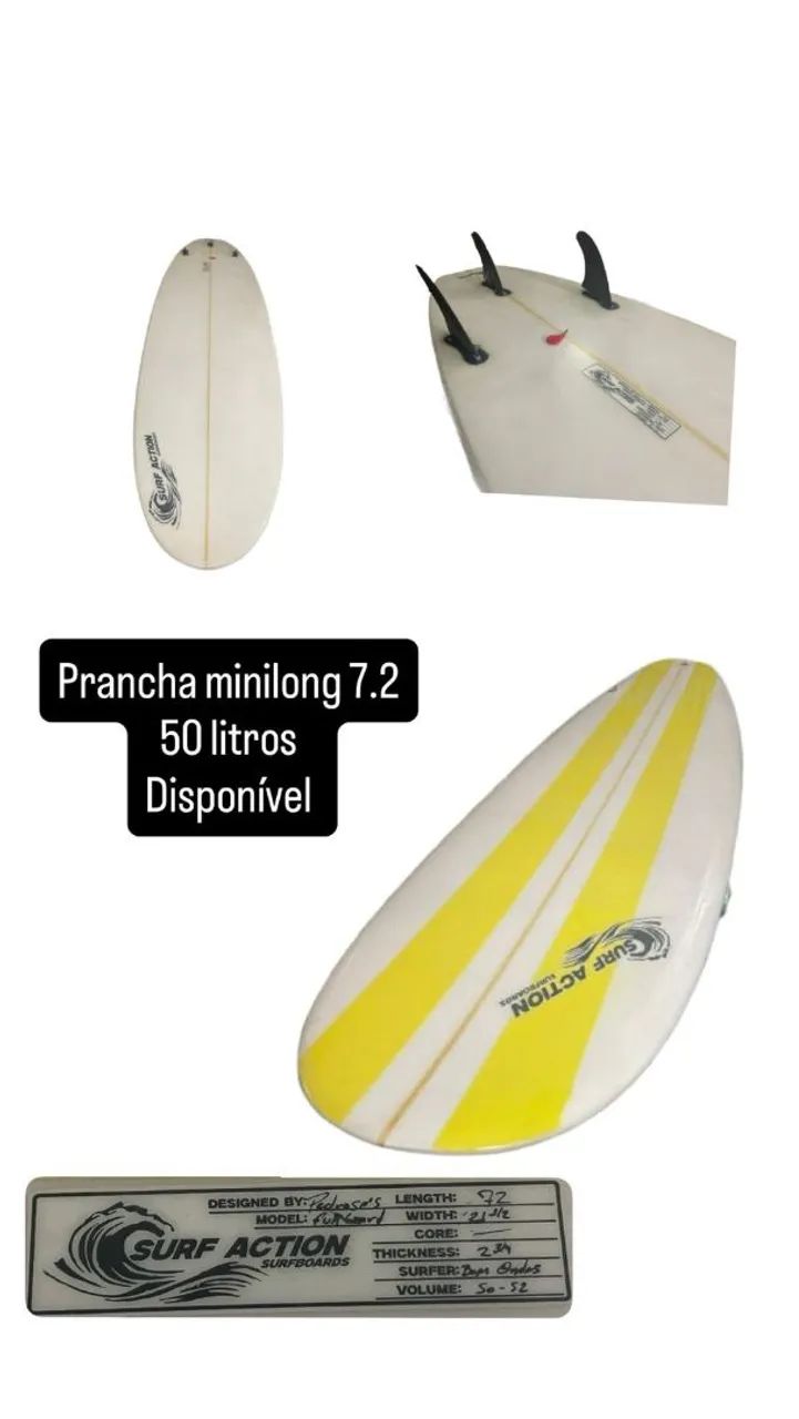 極美品 EARLY 99ml for surf Prancha surf Fun 7,2 - Esportes Aquáticos - Parque Continental