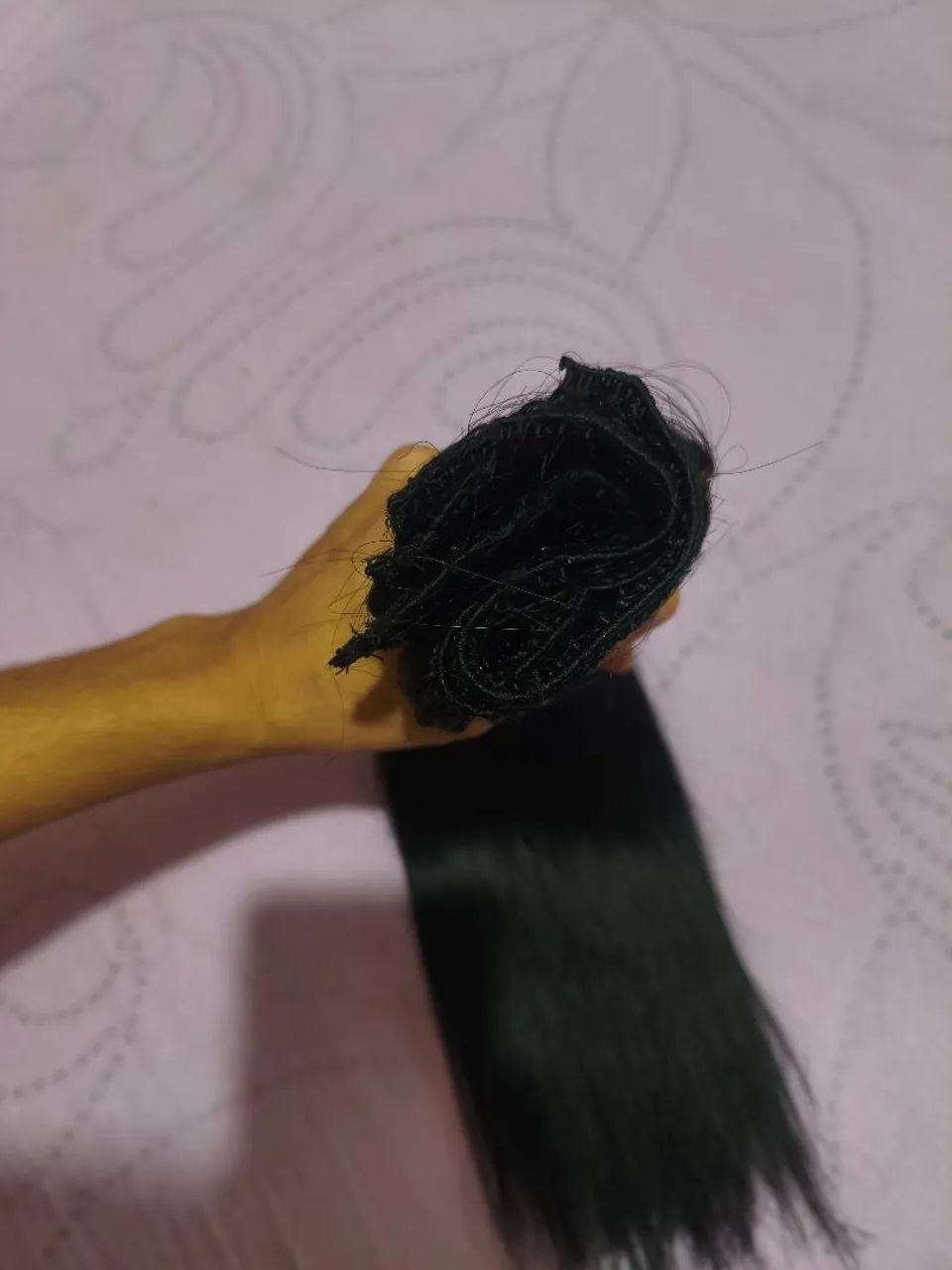 Cabelo humano preto liso - Foto 3