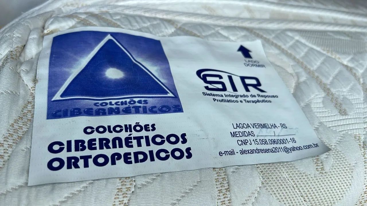 Colchão dobrável Ortopédico Ciber Nético SIR