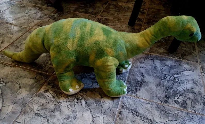 Conjunto de Dinossauros Hugfun com 2 pelúcias  - Foto 5