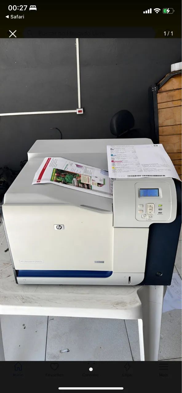 Impressora HP laser cp3525 color64208785107585120