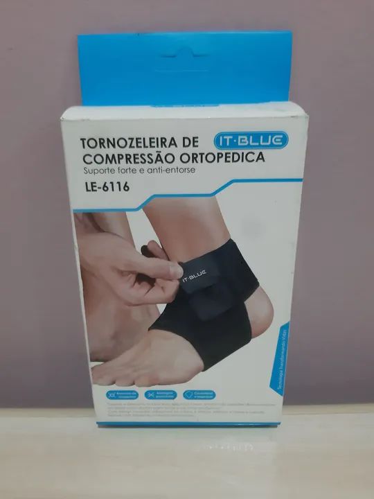 Tornozeleira de Compressão Ortopédica IT-BLUE LE-6116
