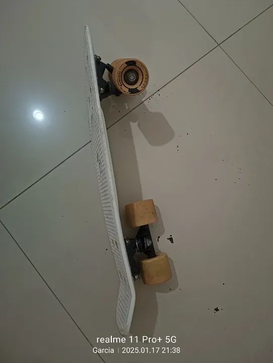 Skate mini Cruiser Branco - Foto 6
