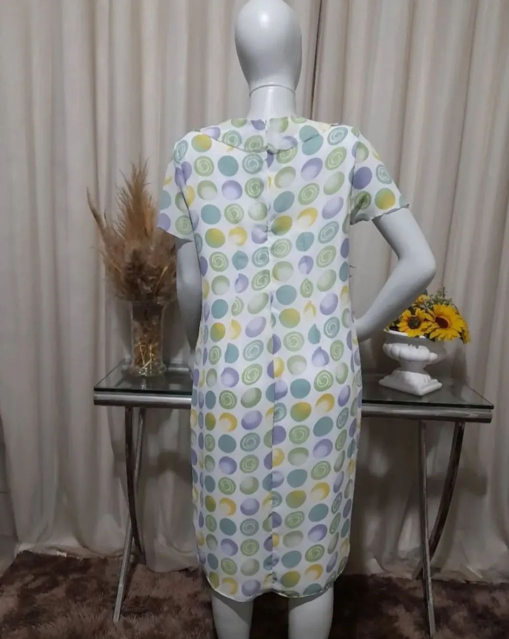 Vestido midi estampada  - Foto 2