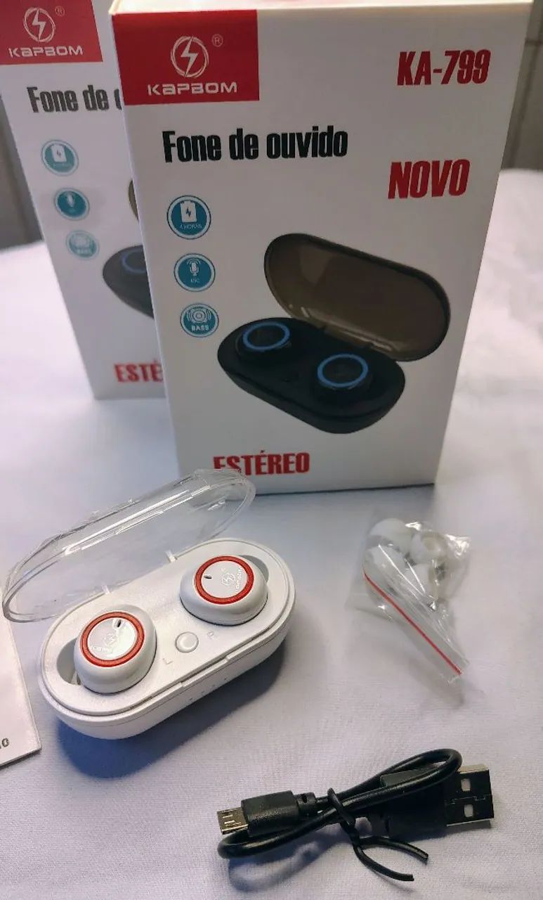 Fone de Ouvido Bluetooth KA-799 Novo - Foto 5