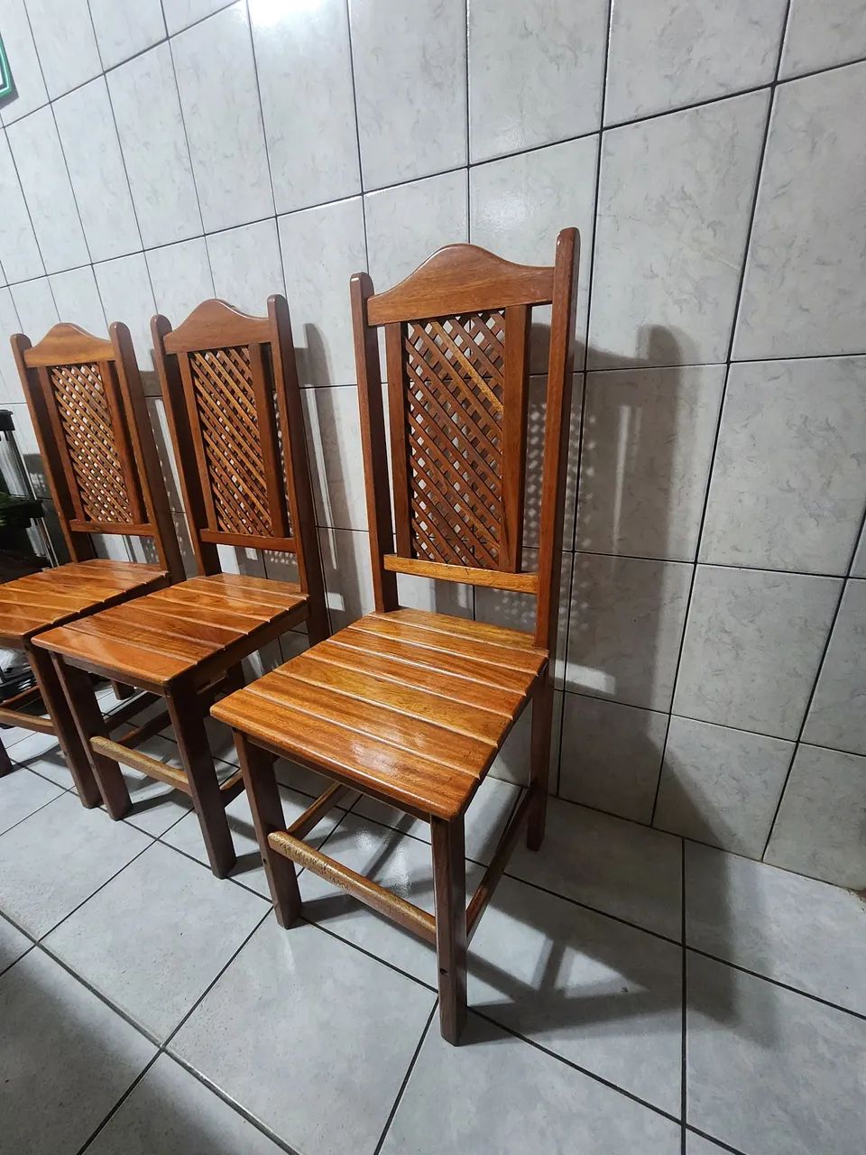 Conjunto 6 cadeiras madeira maciça64961607090051125