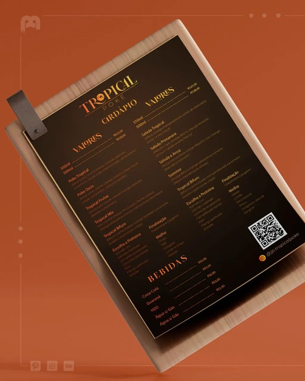 Cardápios e Menus para restaurantes e Lanchonetes