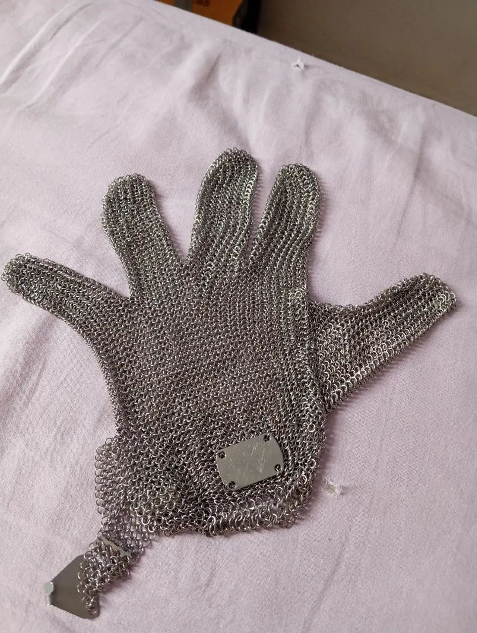 Luva de segurança em malha de aço