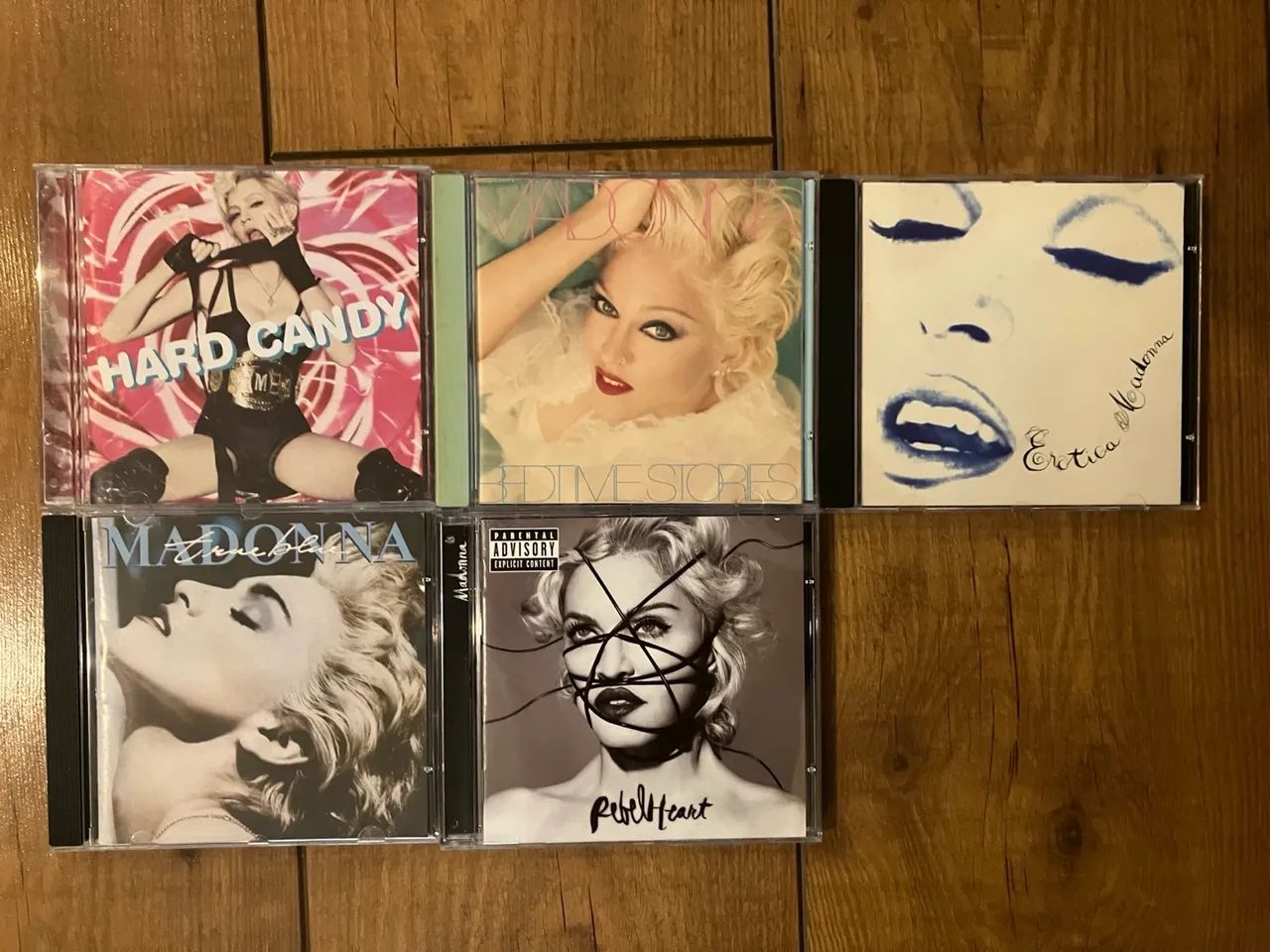Coleção de CDs da Madonna