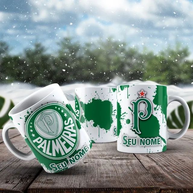 Canecas Personalizadas Palmeiras - Foto 4