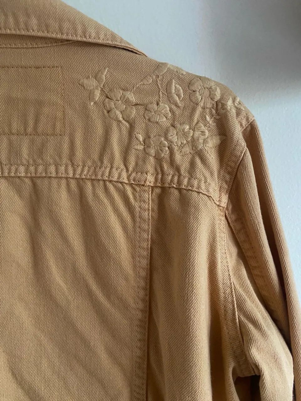 Jaqueta Jeans Bege CANTAO  - Foto 2