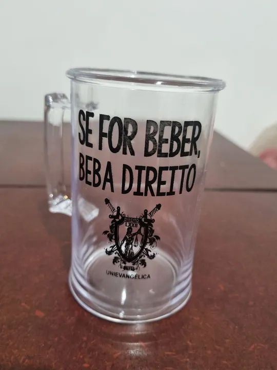 Caneca de Acrílico NOVAS para personalizar com adesivo - 42 unidades 