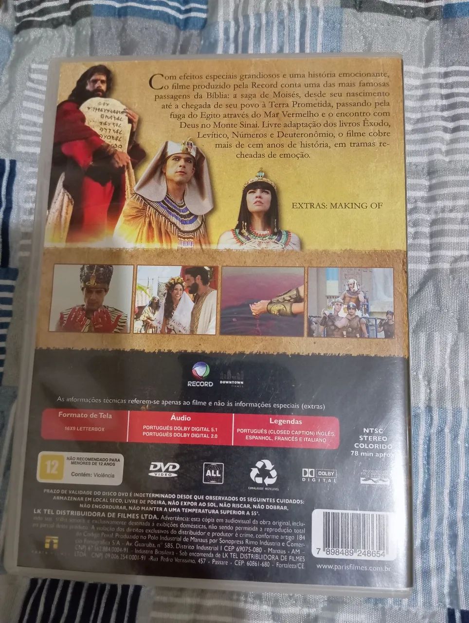 DVD Os Dez Mandamentos - O Filme - Foto 2