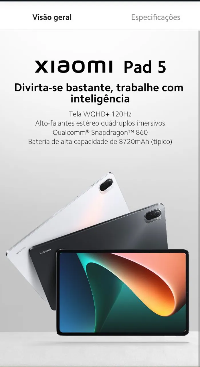 Tablet Xiaomi Pad 5
